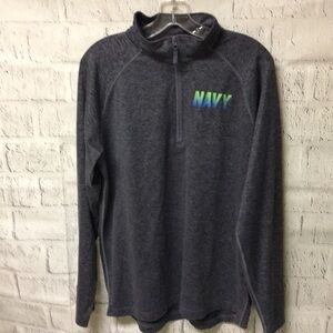 Soffe men’s Navy quarter zip pullover